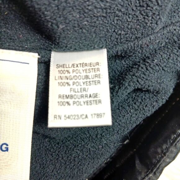 Old Navy Y2k Fleeced Lined Quilted Puffer Zip Up Vest. Woman's M Glossy Black... - Picture 6 of 14